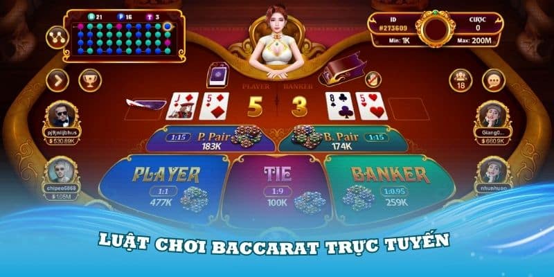 Nắm chắc luật chơi baccarat trực tuyến