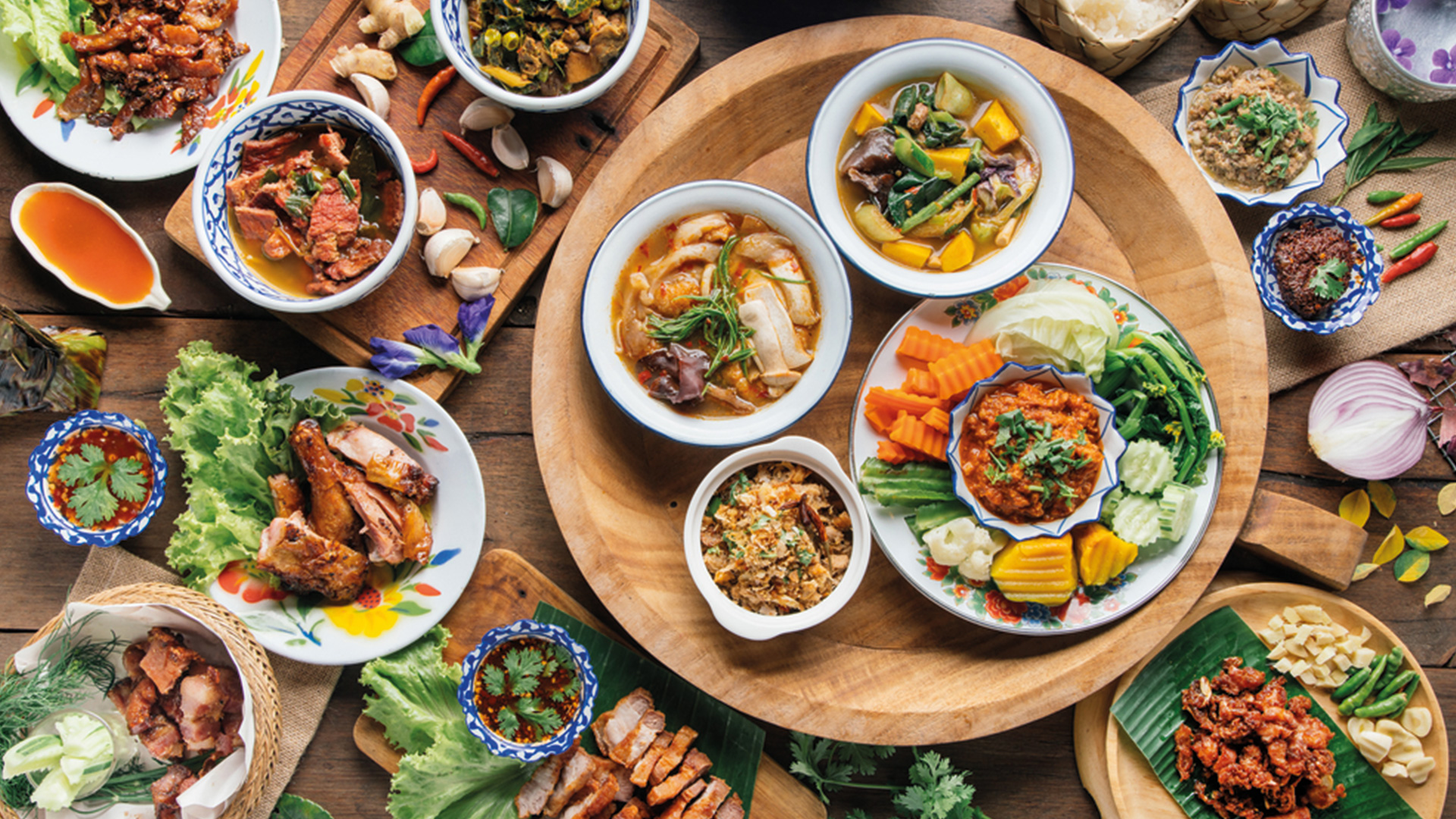 ความหลากหลายของอาหารไทยจากหลายภูมิภาค