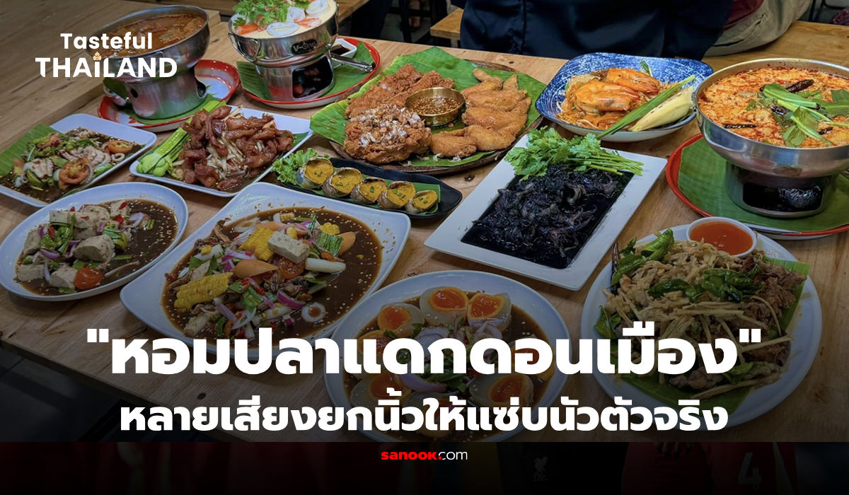 หอมปลาแดกดอนเมือง ร้านอีสานน้ำปลาร้าสูตรเด็ด ส้มตำ ยำ และอาหารจานเดียว